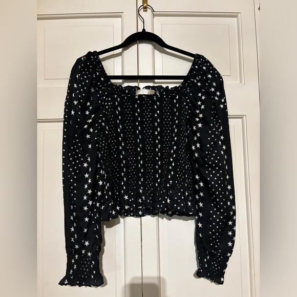 LoveShackFancy Russell Top in Black Satin - Picture 5 of 10